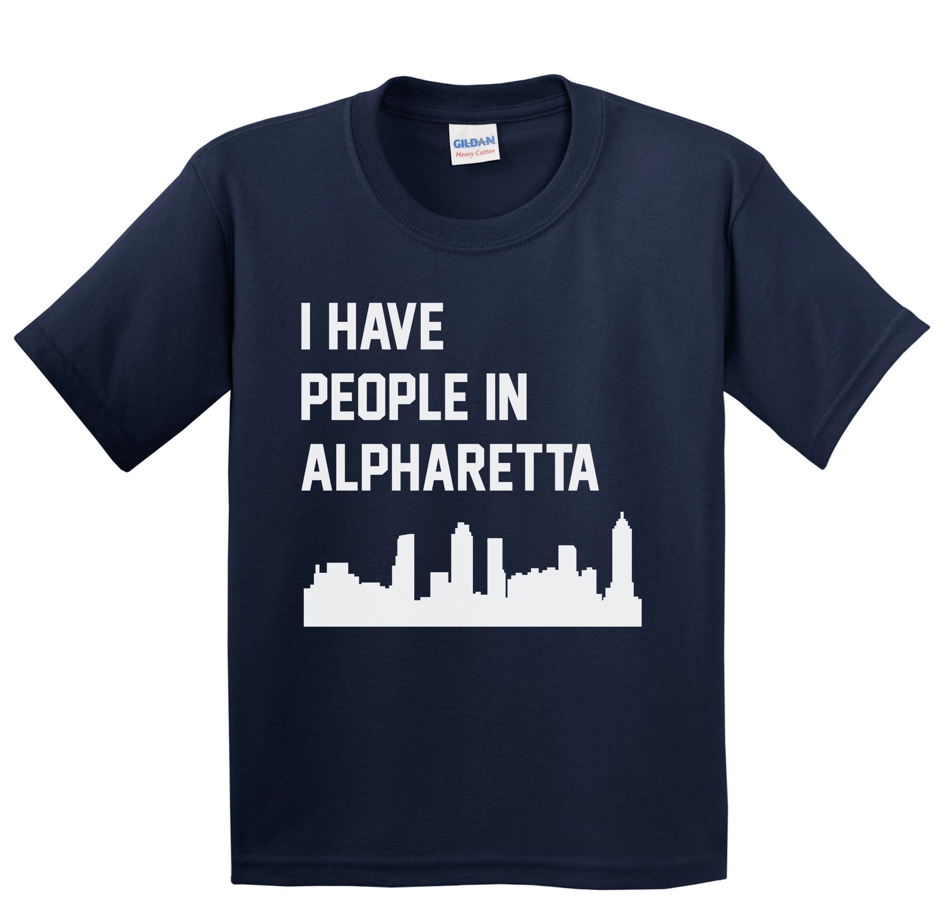 I Have People In Alpharetta Georgia Skyline Youth T-Shirt