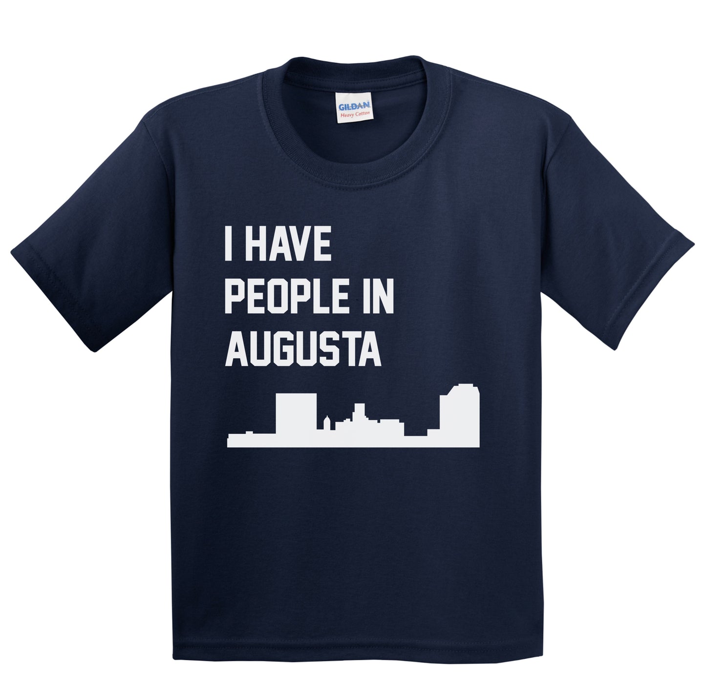 I Have People In Augusta Georgia Skyline Youth T-Shirt