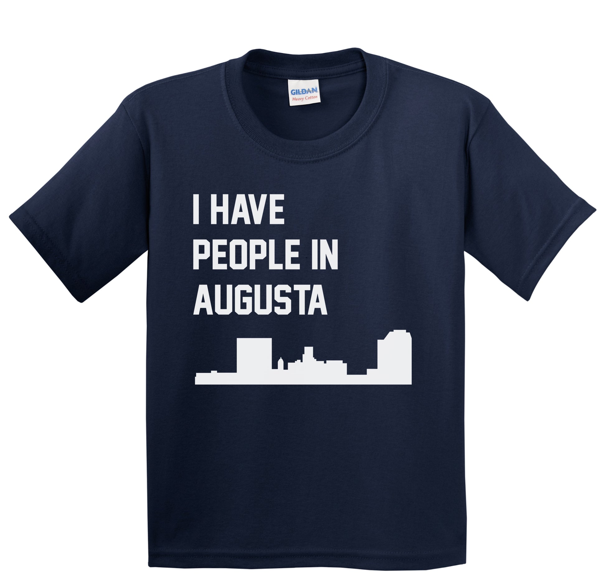 I Have People In Augusta Georgia Skyline Youth T-Shirt