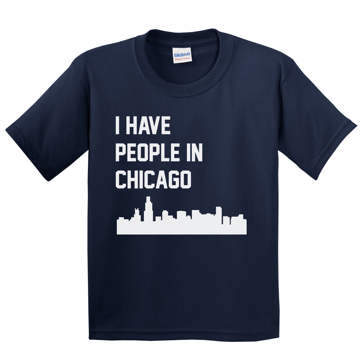 I Have People In Chicago Illinois Skyline Youth T-Shirt