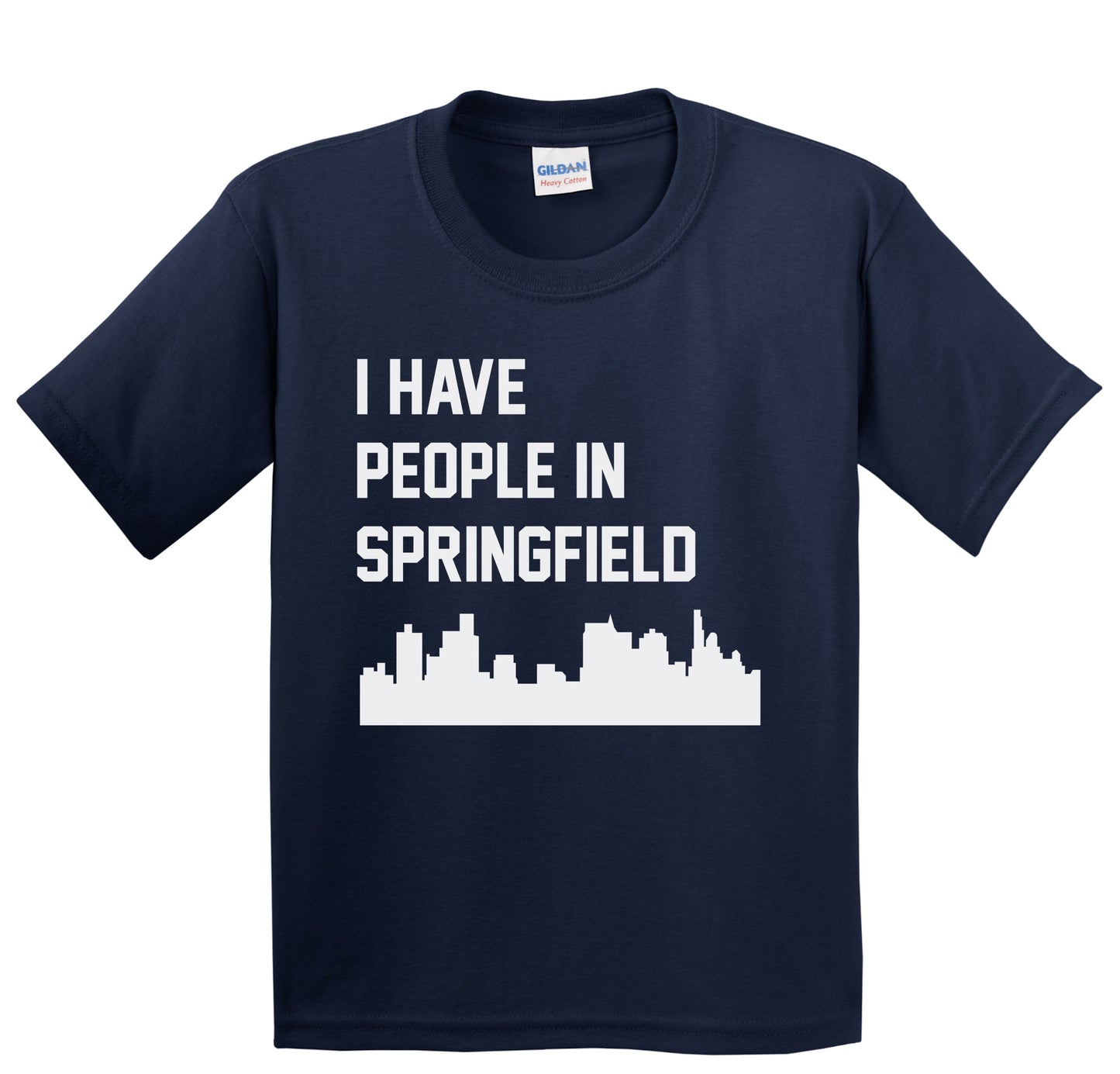 I Have People In Springfield Illinois Skyline Youth T-Shirt