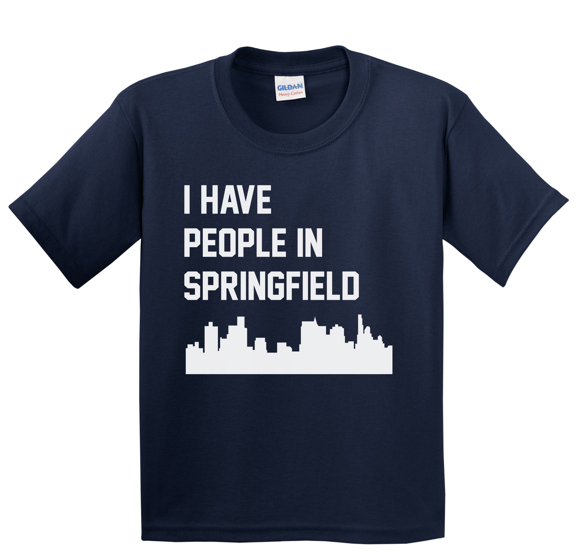 I Have People In Springfield Illinois Skyline Youth T-Shirt