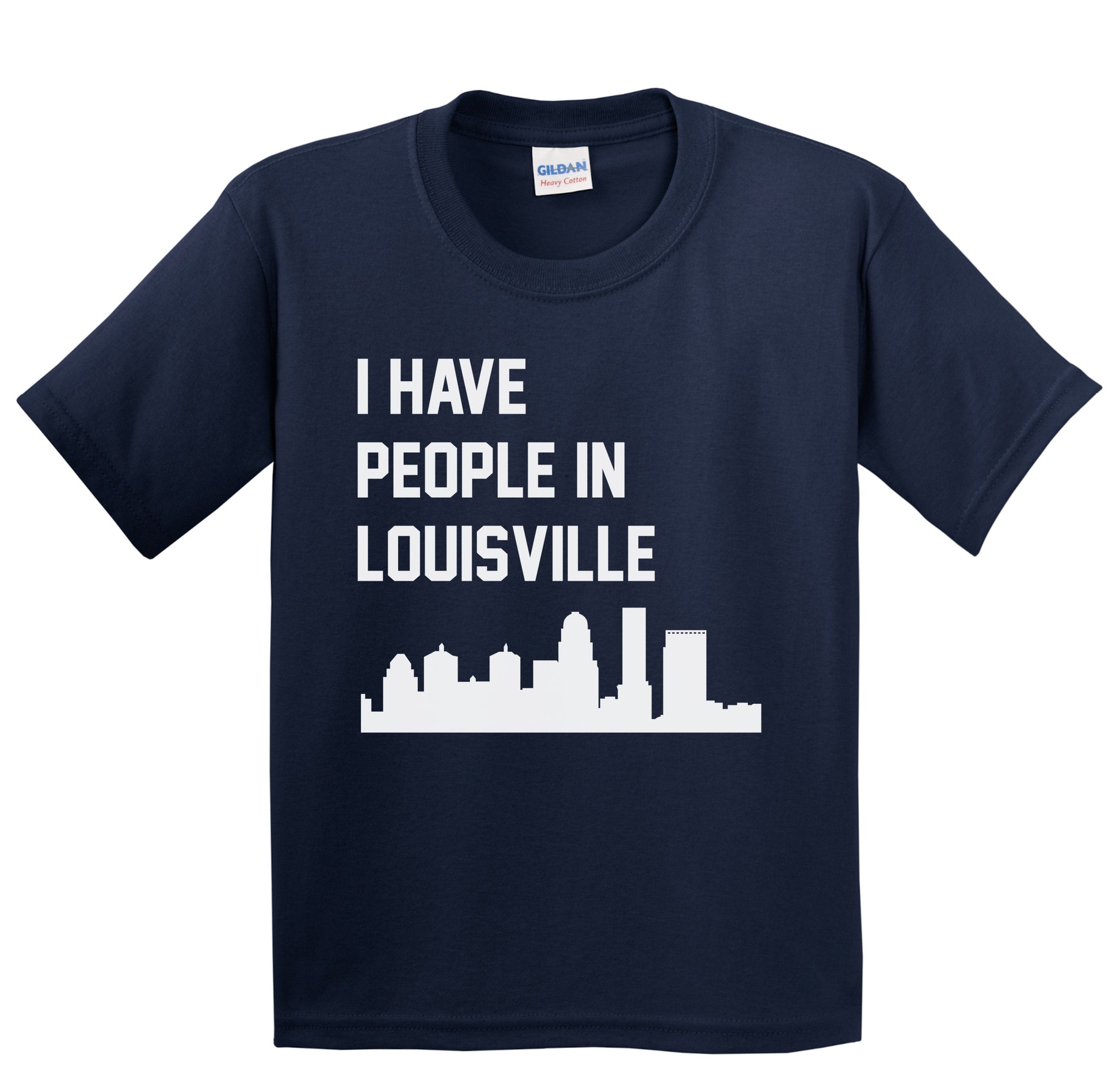 I Have People In Louisville Kentucky Skyline Youth T-Shirt
