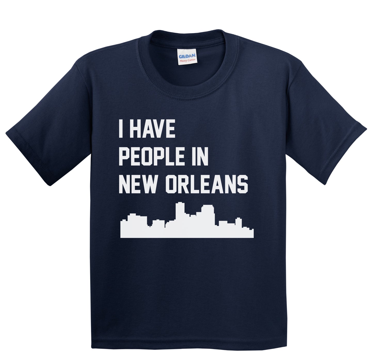 I Have People In New Orleans Louisiana Skyline Youth T-Shirt
