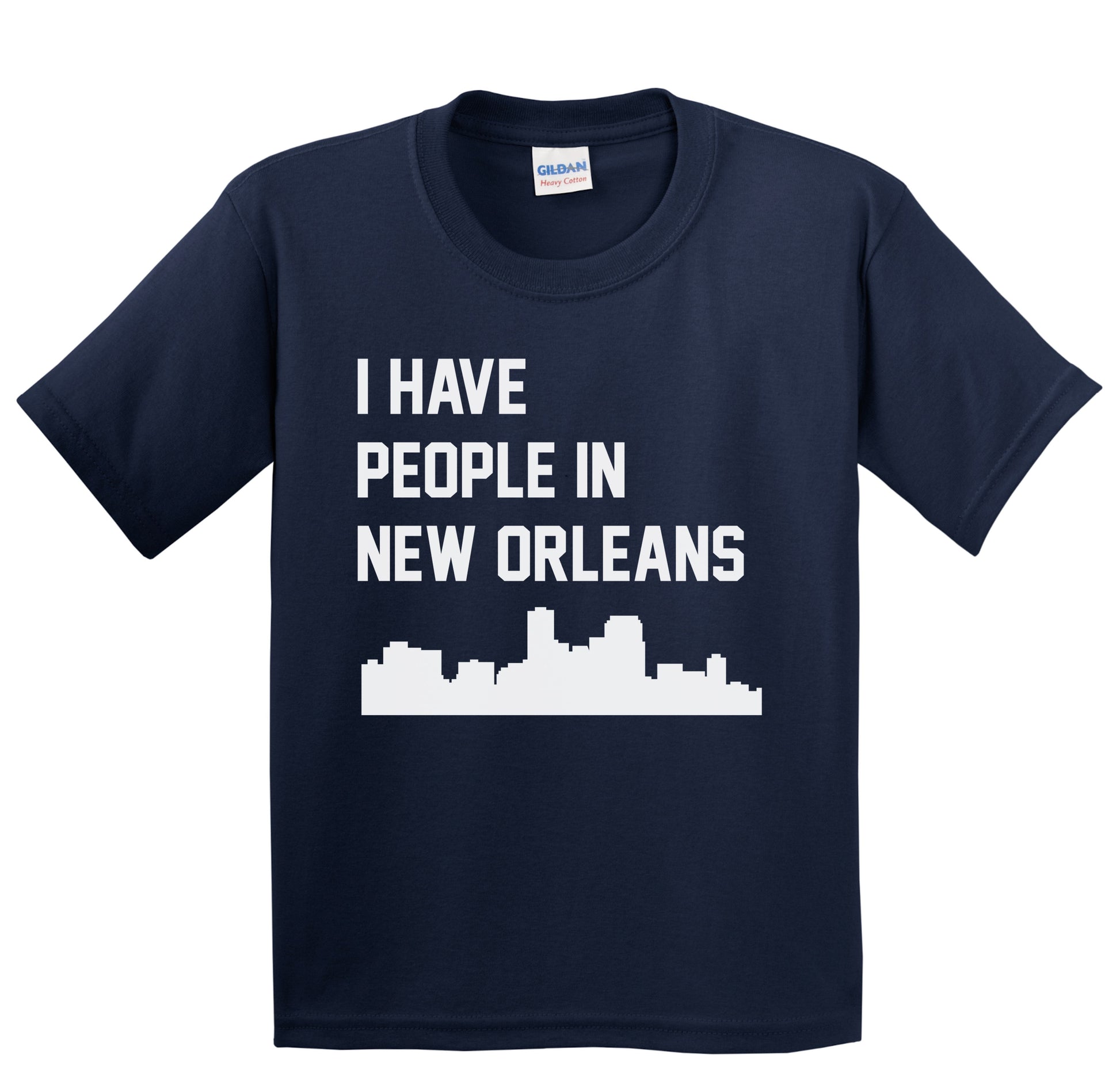 I Have People In New Orleans Louisiana Skyline Youth T-Shirt