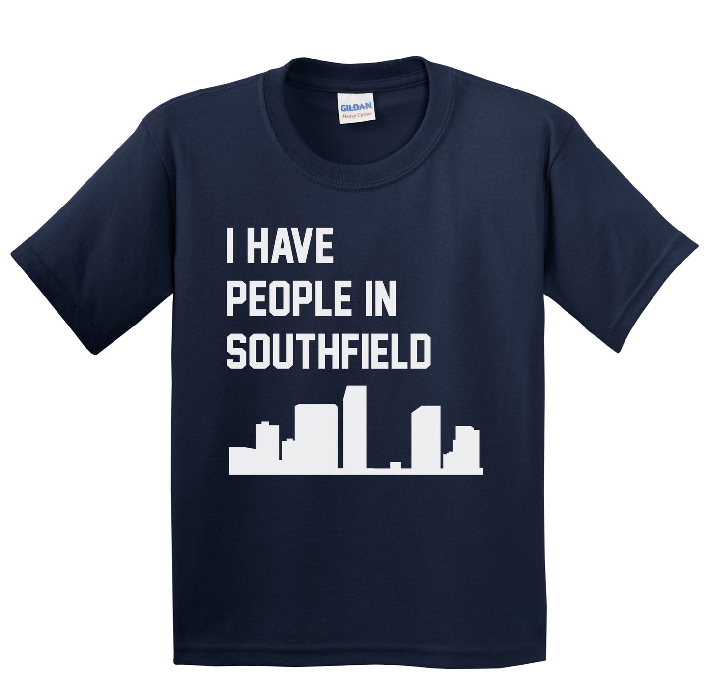 I Have People In Southfield Michigan Skyline Youth T-Shirt