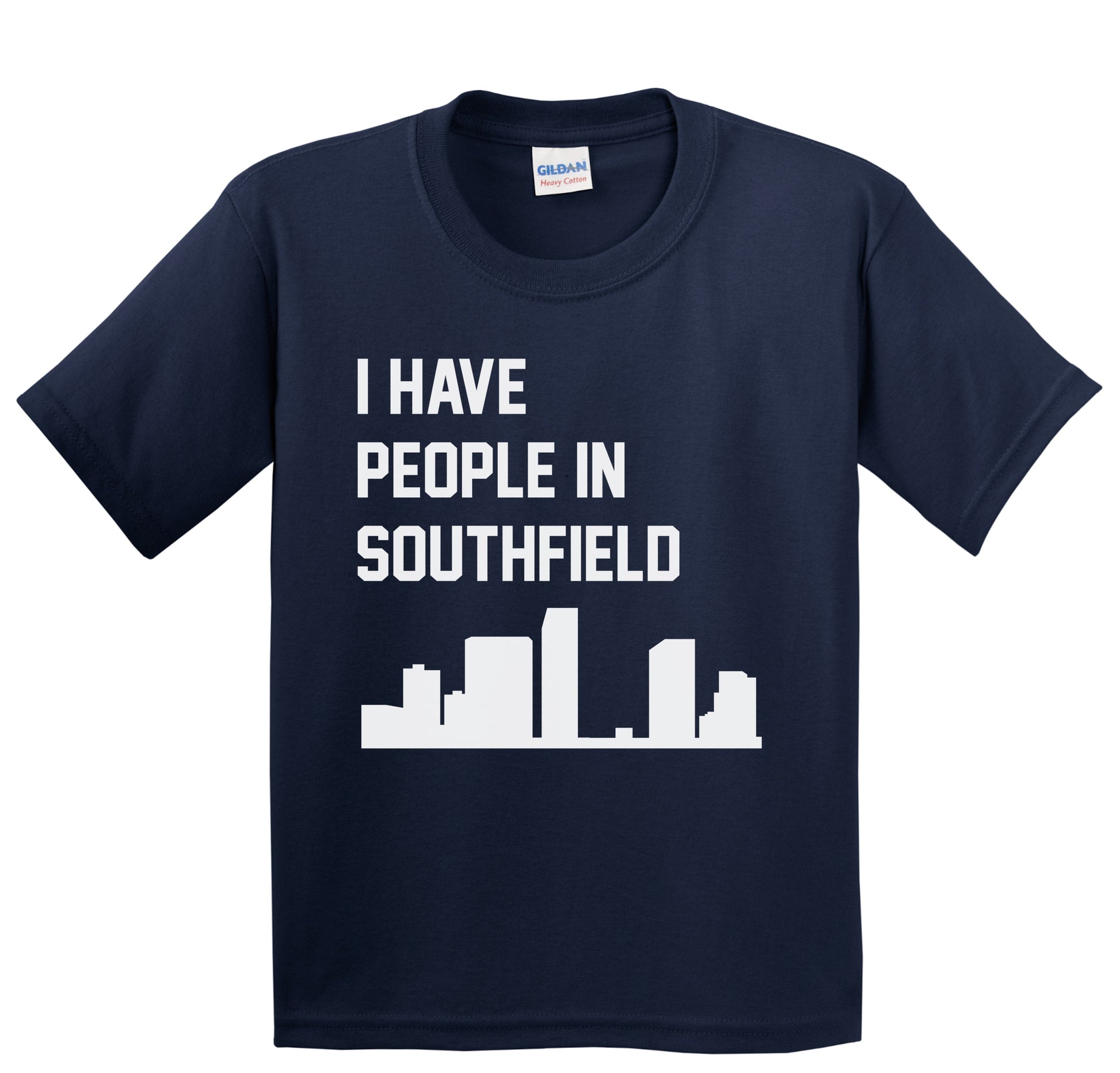 I Have People In Southfield Michigan Skyline Youth T-Shirt