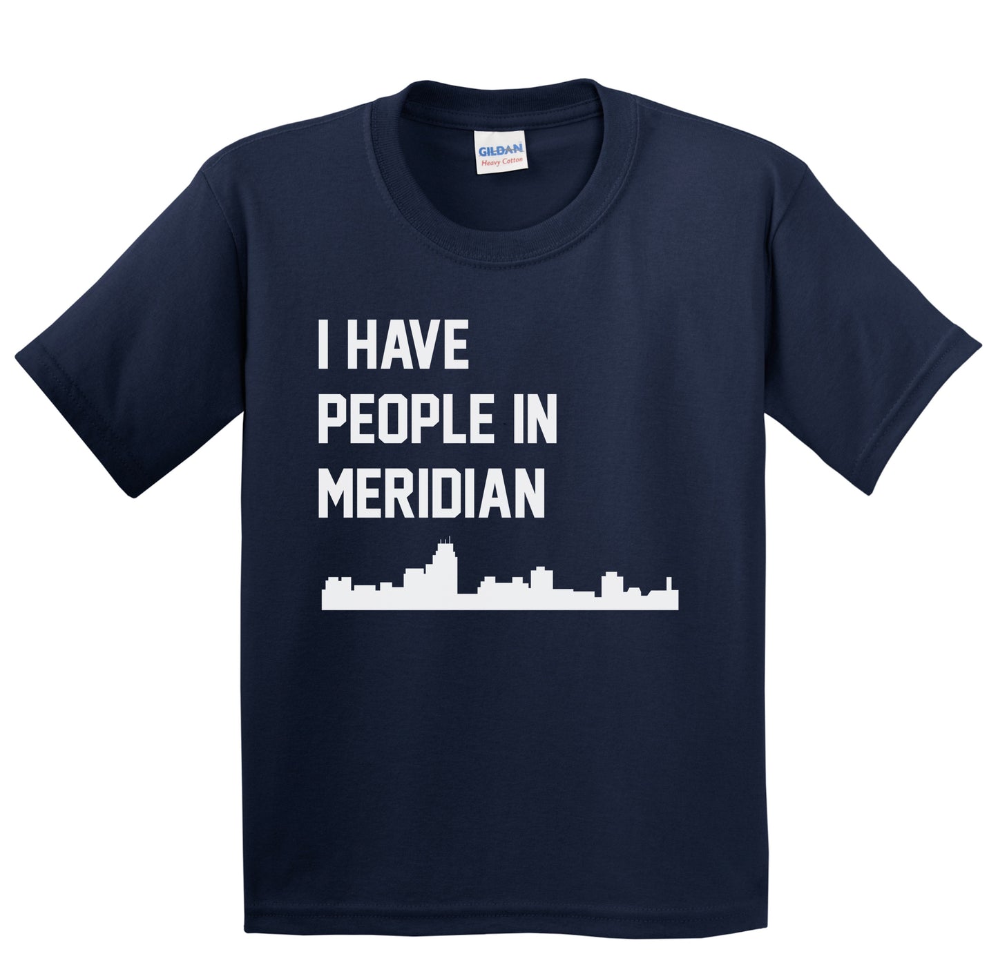 I Have People In Meridian Mississippi Skyline Youth T-Shirt