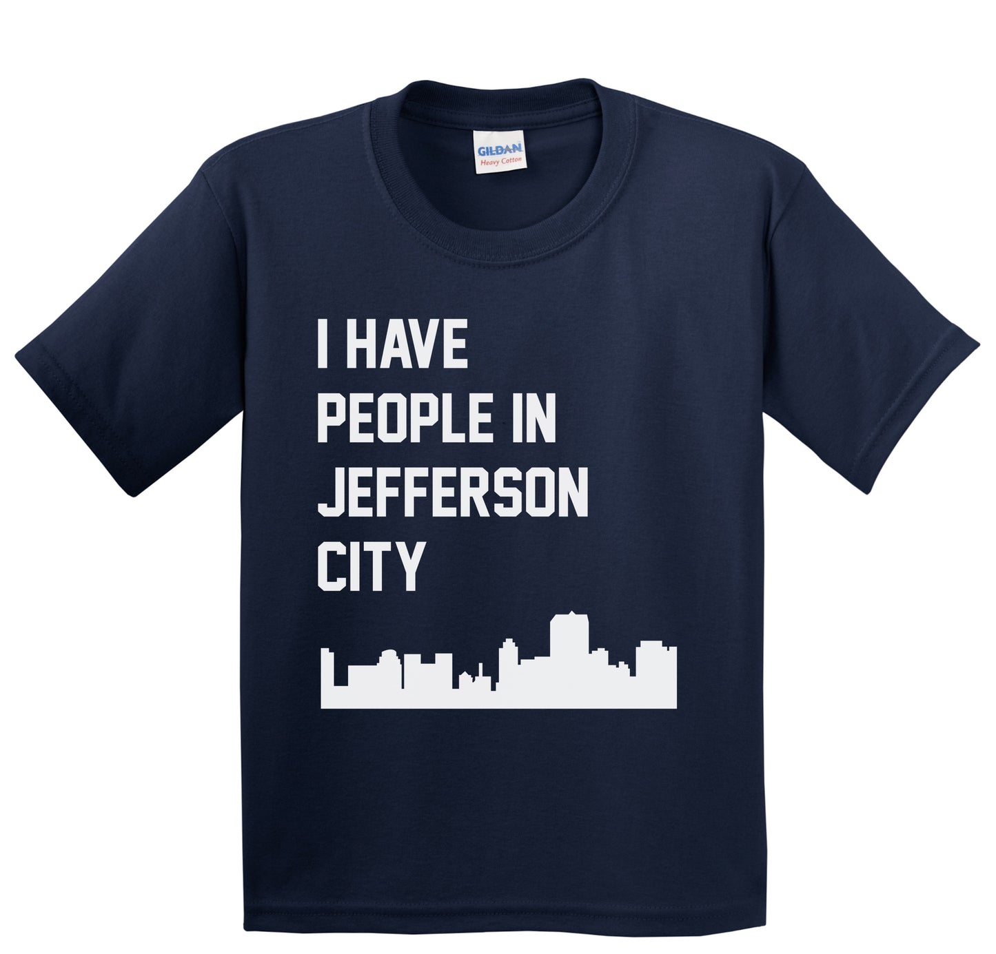 I Have People In Jefferson City Missouri Skyline Youth T-Shirt