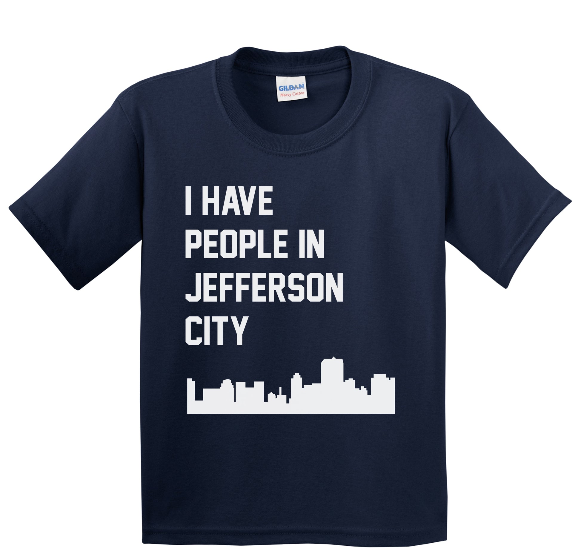 I Have People In Jefferson City Missouri Skyline Youth T-Shirt