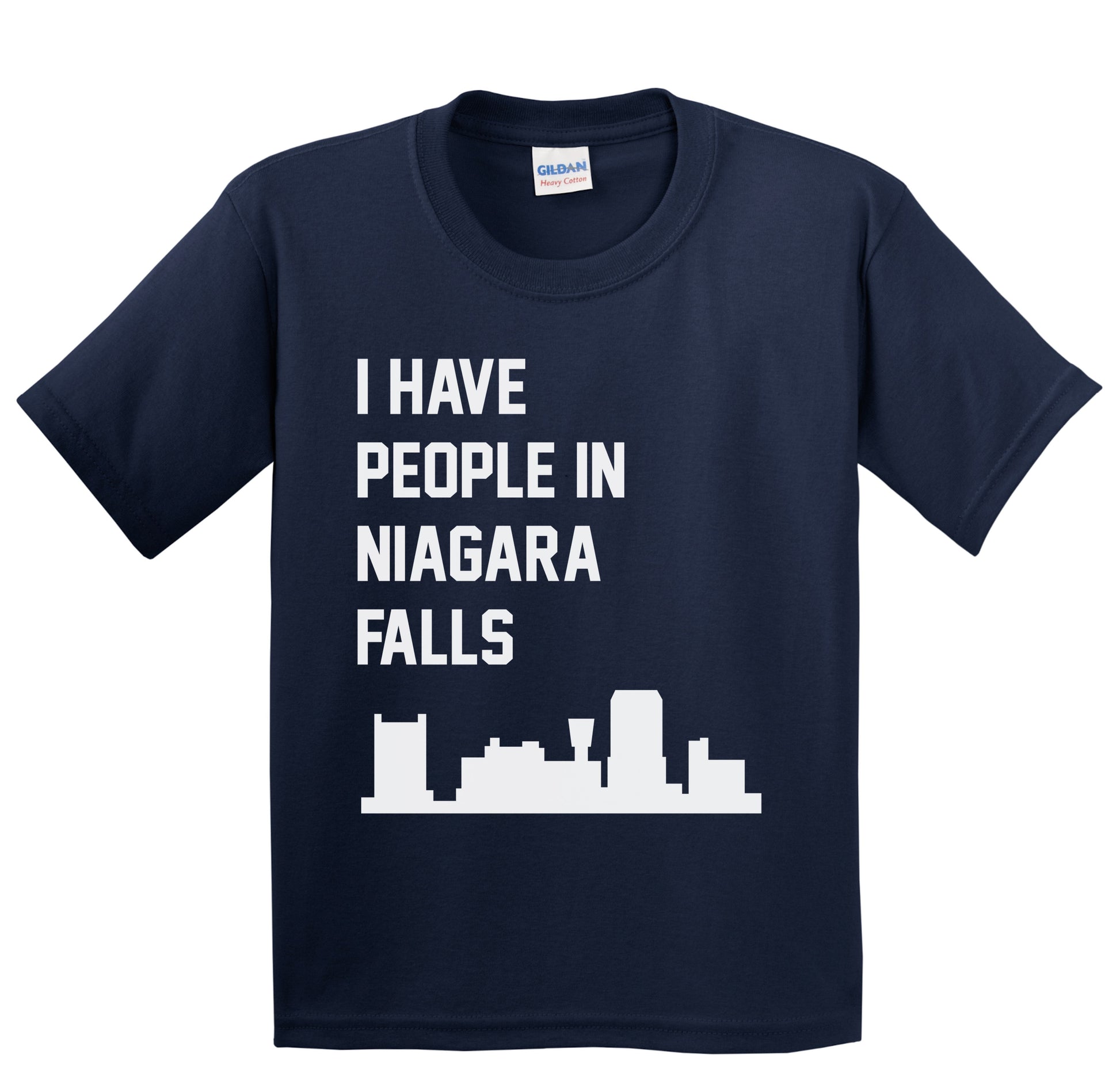 I Have People In Niagara Falls New York Skyline Youth T-Shirt
