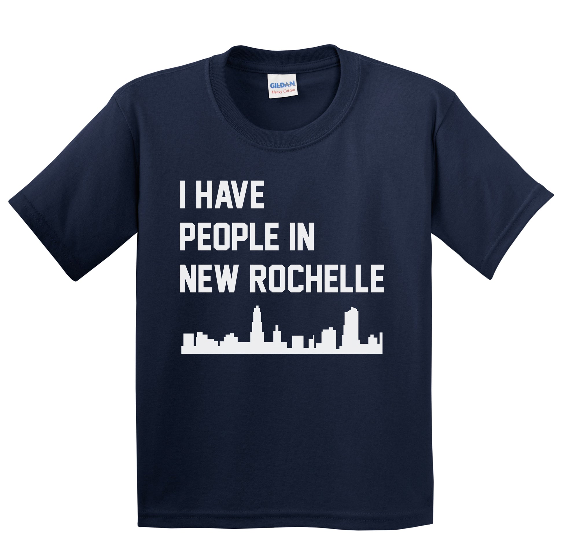 I Have People In New Rochelle New York Skyline Youth T-Shirt