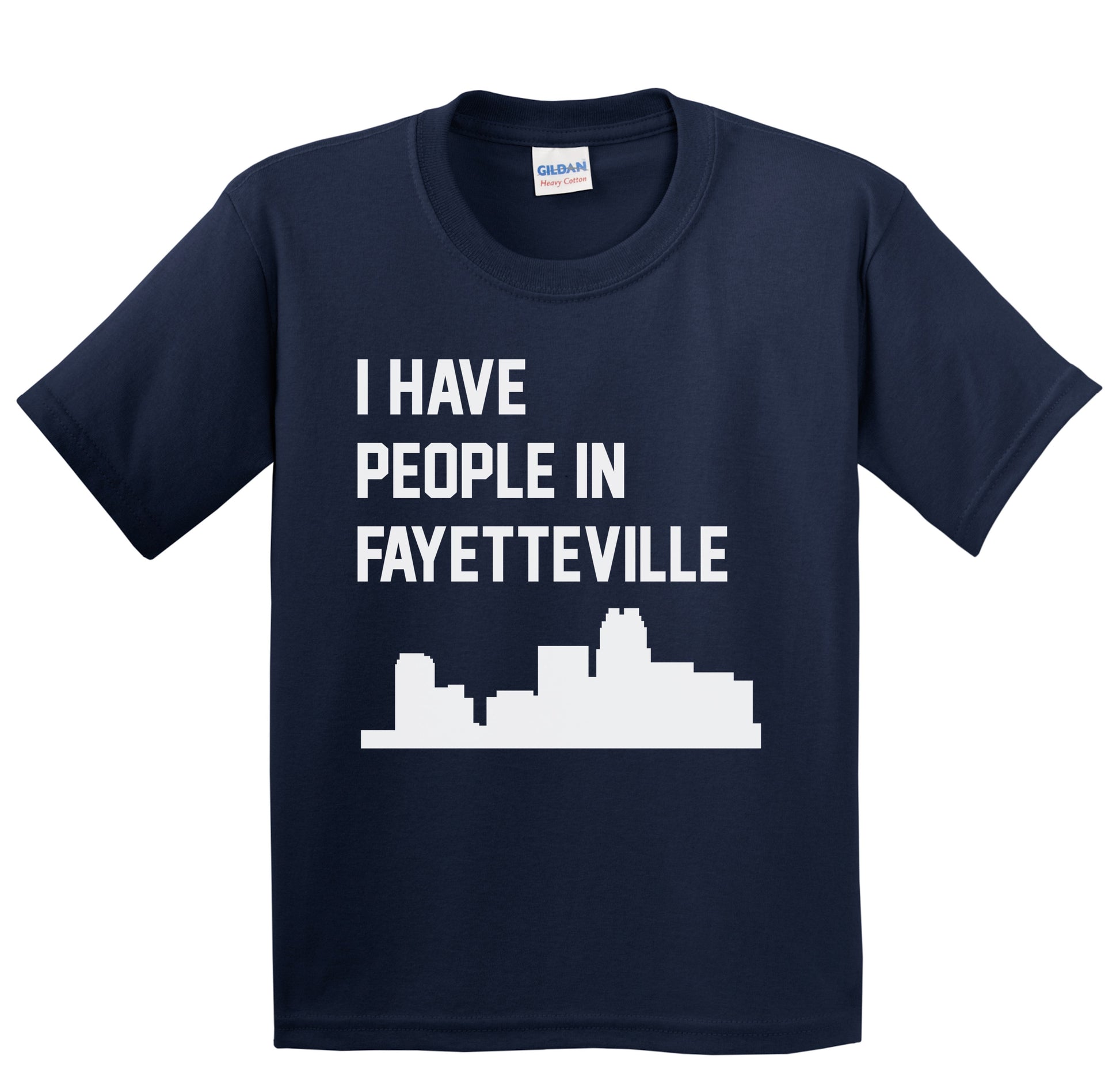 I Have People In Fayetteville North Carolina Skyline Youth T-Shirt