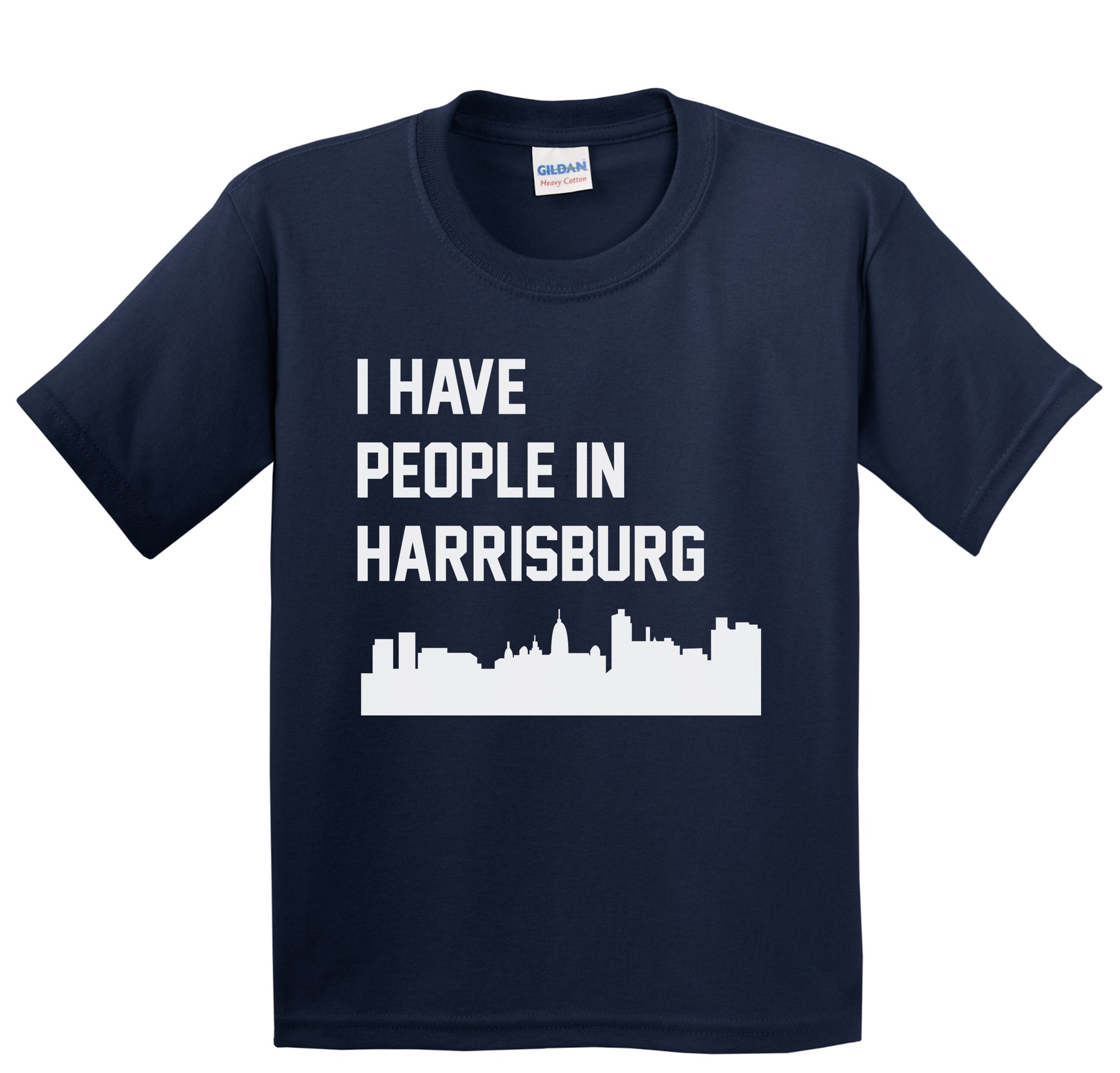 I Have People In Harrisburg Pennsylvania Skyline Youth T-Shirt