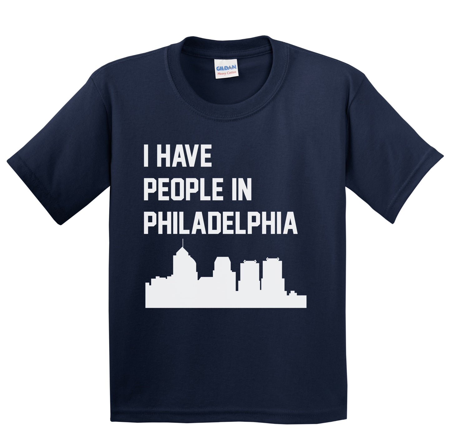 I Have People In Philadelphia Pennsylvania Skyline Youth T-Shirt