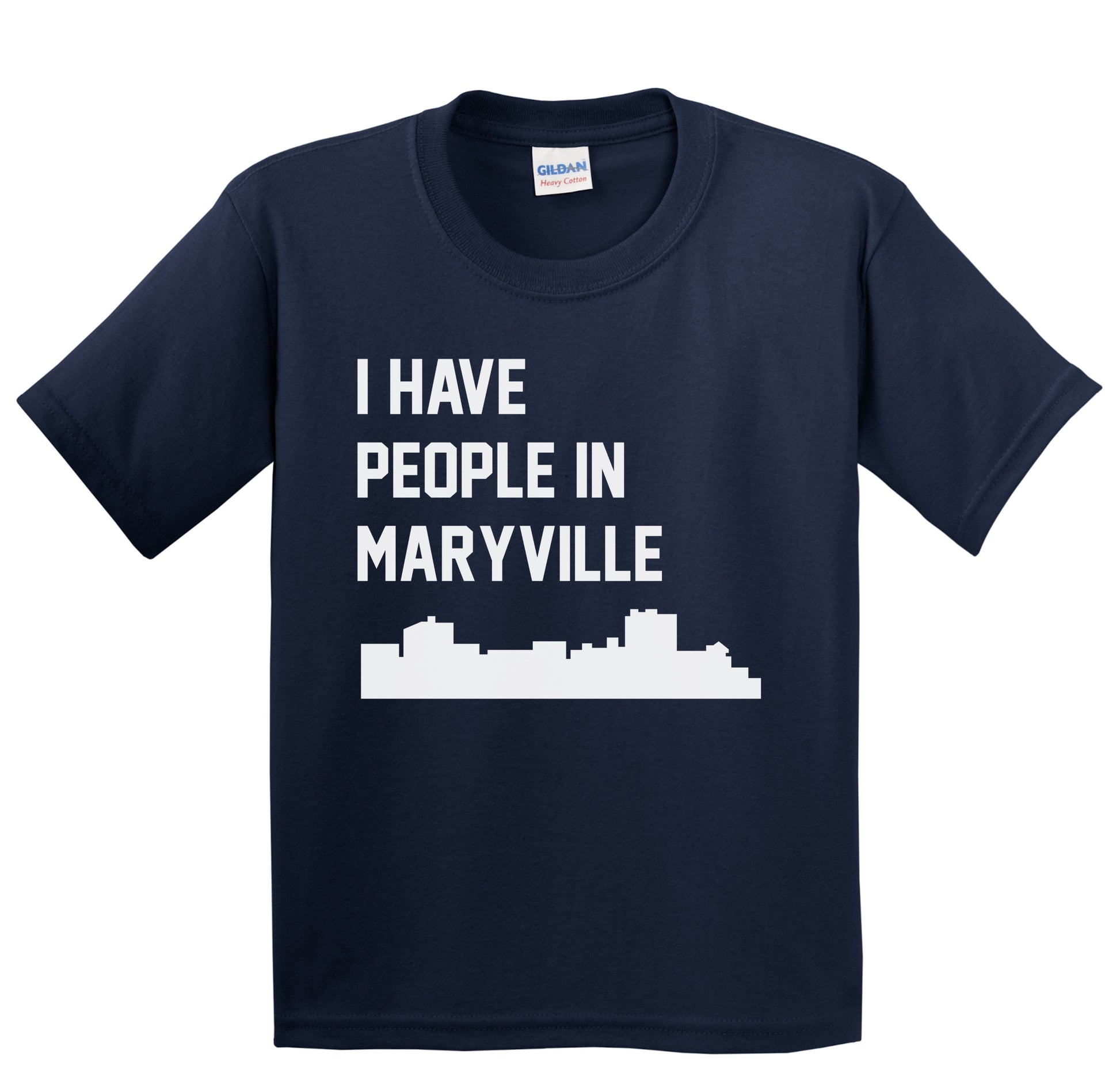 I Have People In Maryville Tennessee Skyline Youth T-Shirt