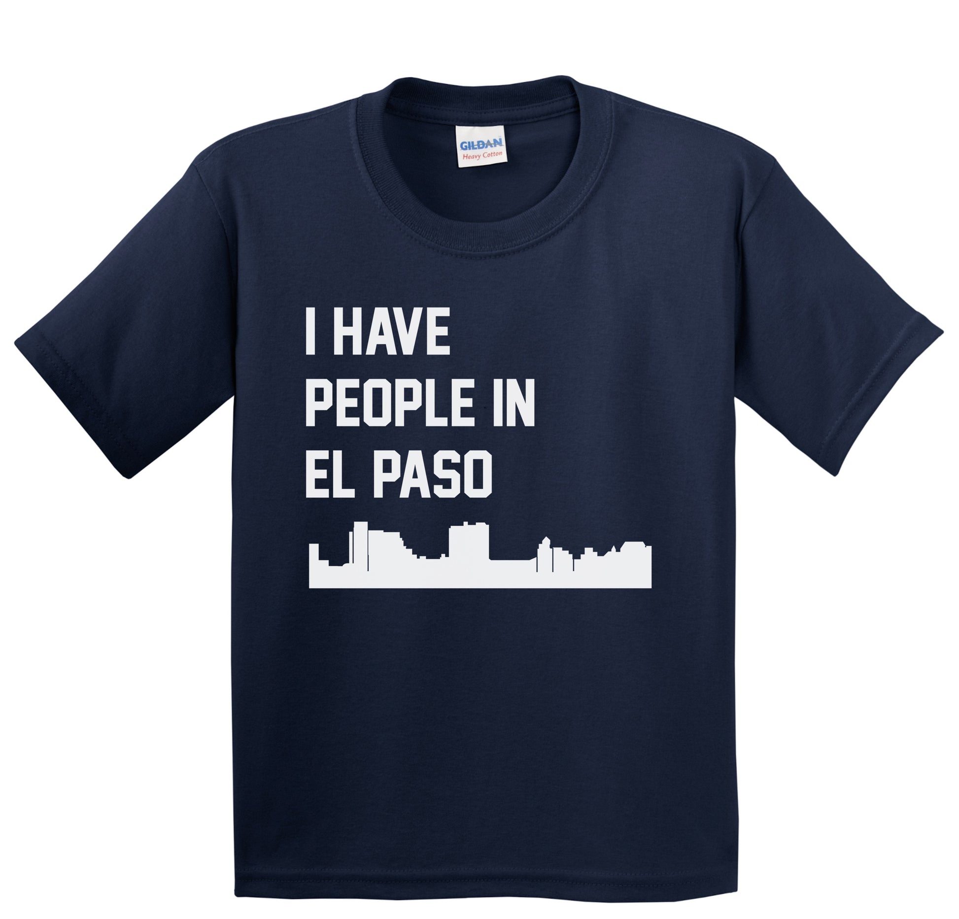 I Have People In El Paso Texas Skyline Youth T-Shirt