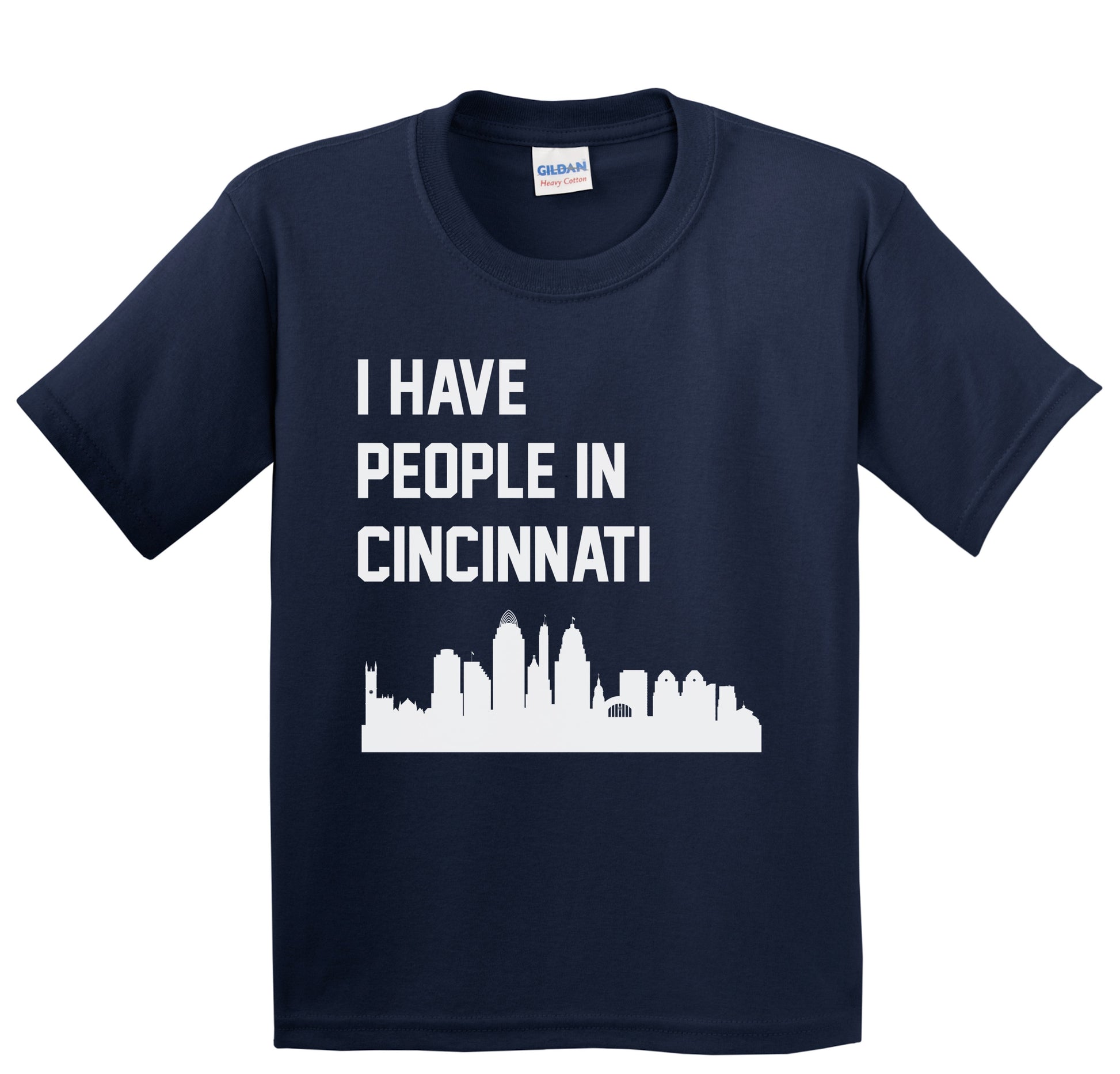 I Have People In Cincinnati Ohio Skyline Youth T-Shirt