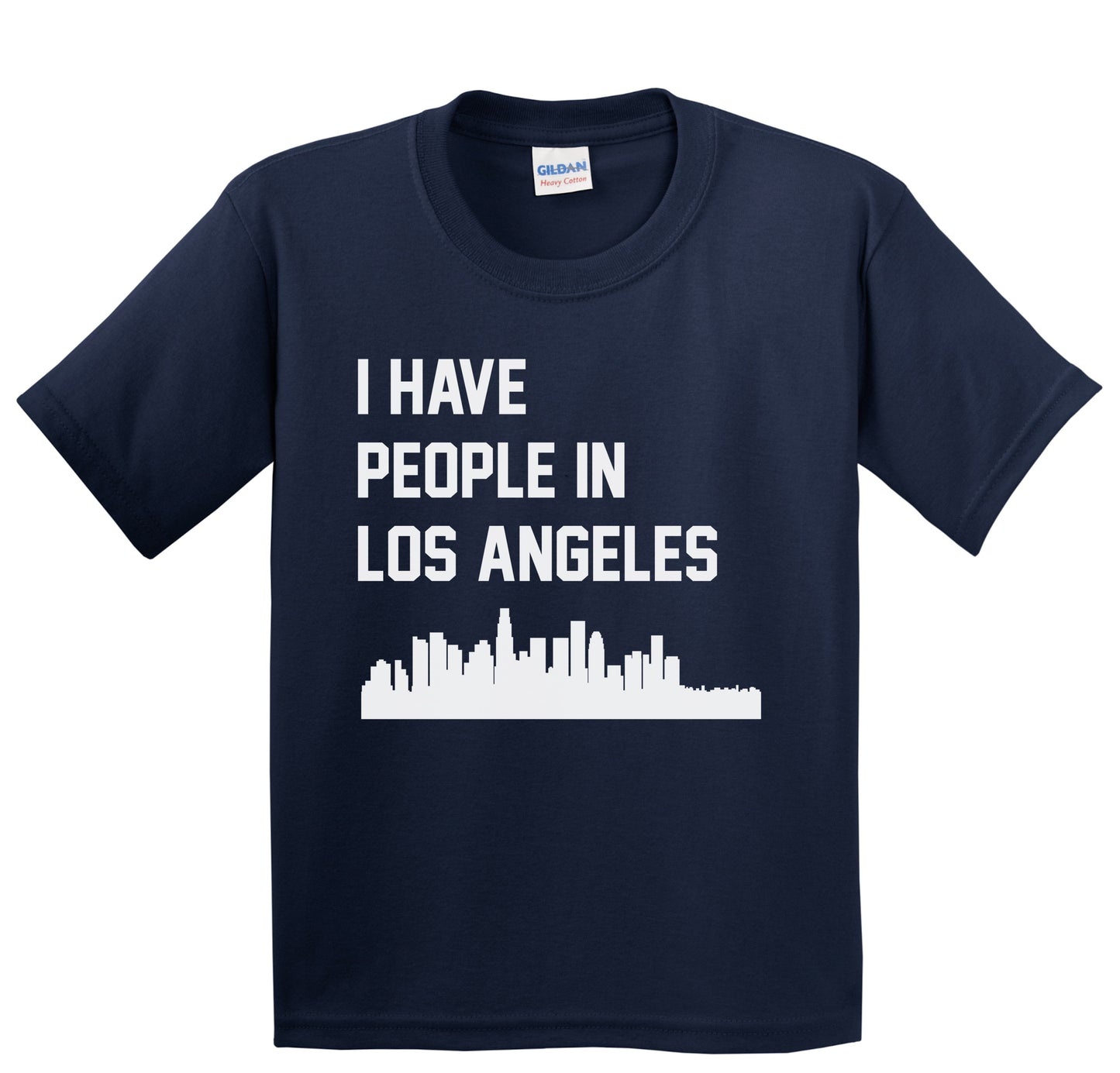 I Have People In Los Angeles California Skyline Youth T-Shirt