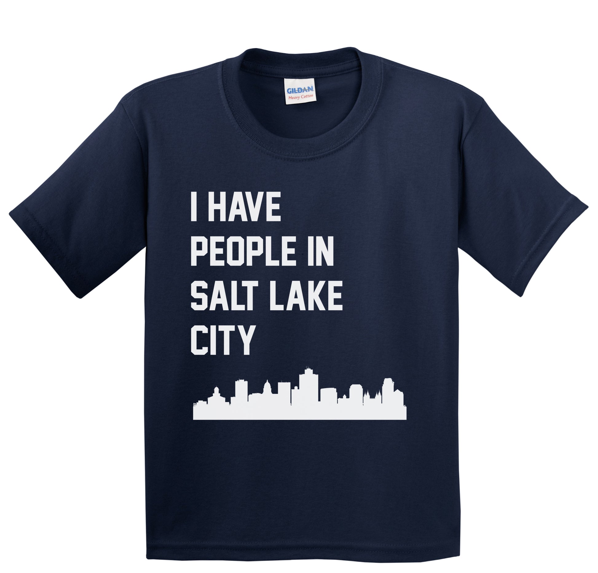 I Have People In Salt Lake City Utah Skyline Youth T-Shirt