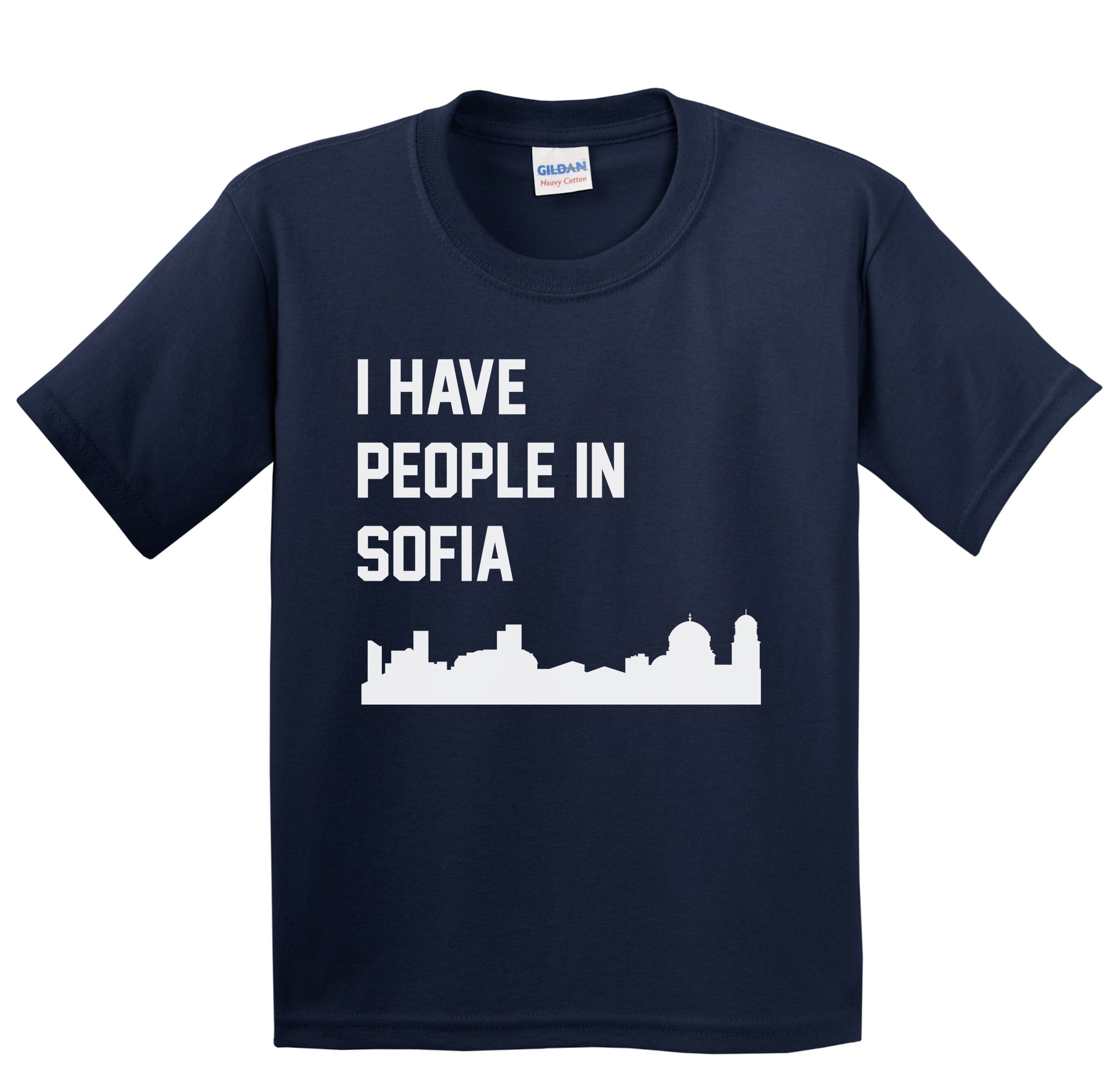 I Have People In Sofia Bulgaria Skyline Youth T-Shirt