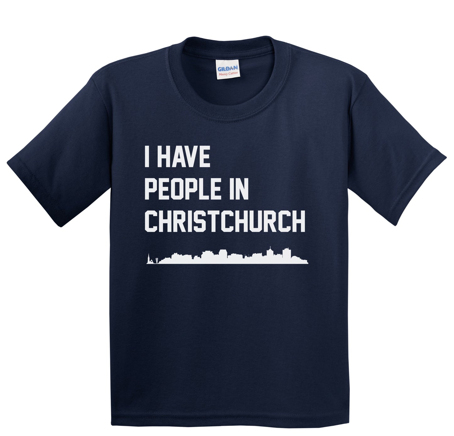 I Have People In Christchurch New Zealand Skyline Youth T-Shirt