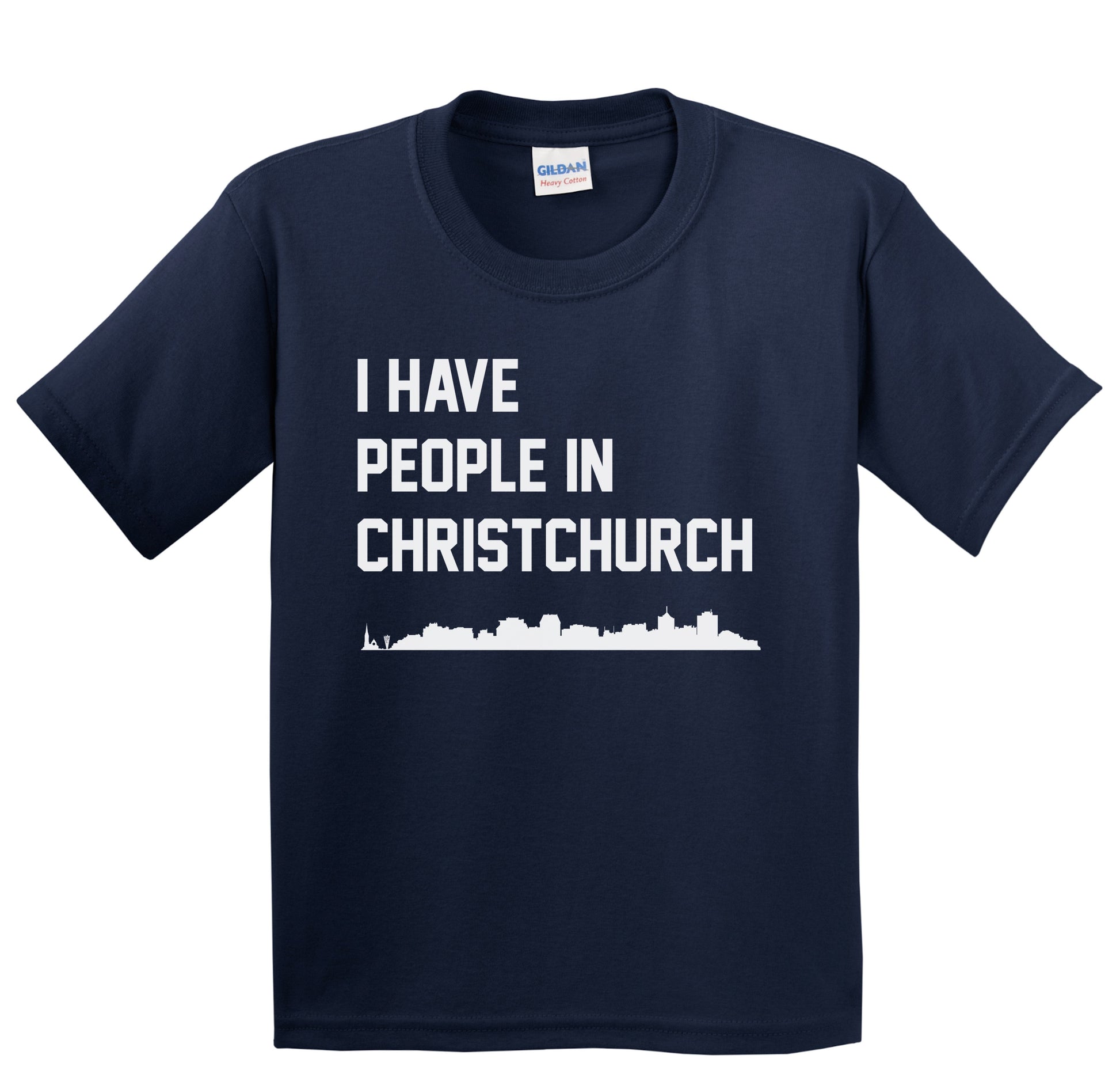 I Have People In Christchurch New Zealand Skyline Youth T-Shirt