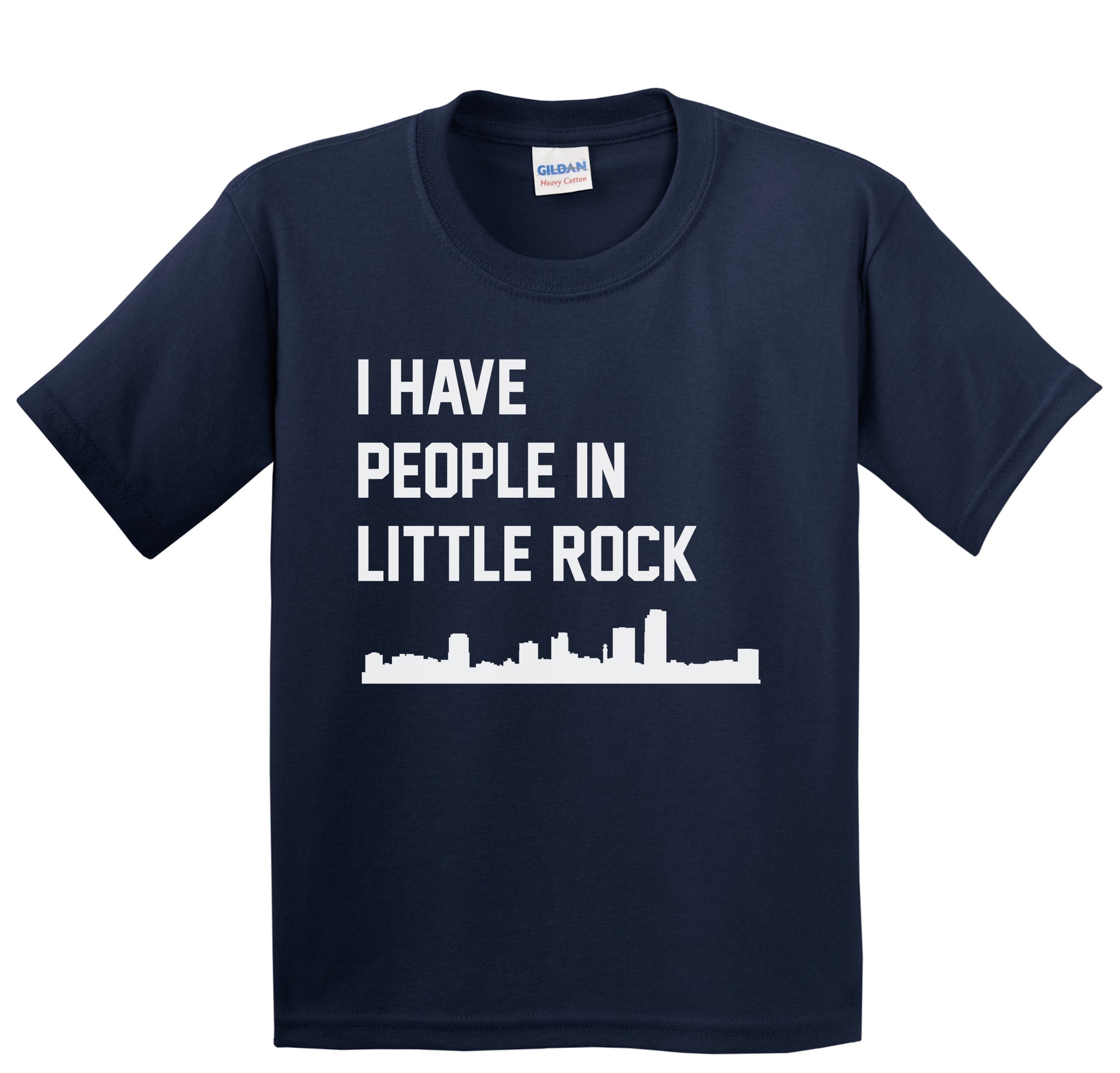 I Have People In Little Rock Arkansas Skyline Youth T-Shirt