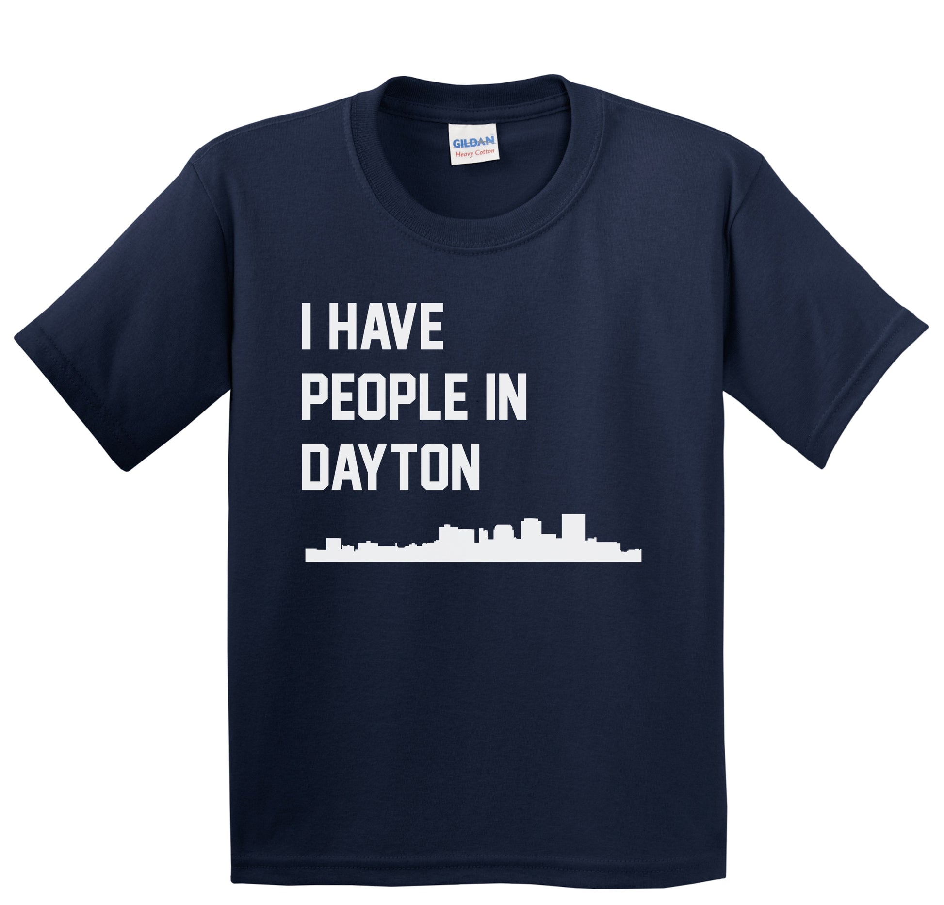 I Have People In Dayton Ohio Skyline Youth T-Shirt