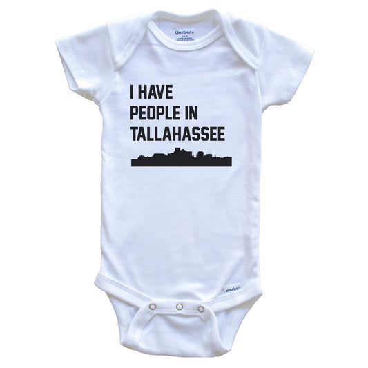 I Have People In Tallahassee Florida Skyline Baby Bodysuit