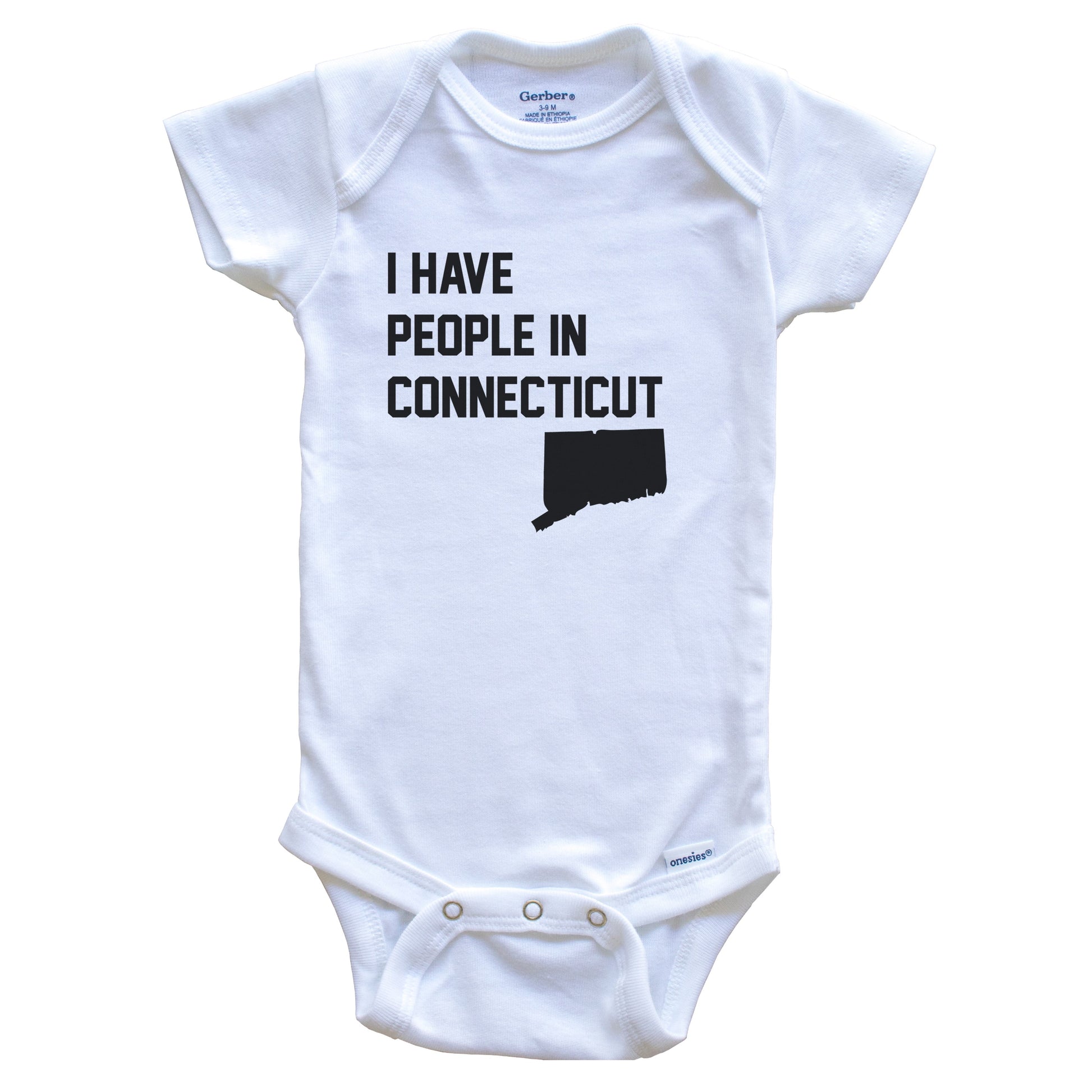 I Have People In Connecticut Baby Bodysuit