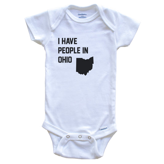 I Have People In Ohio Baby Bodysuit