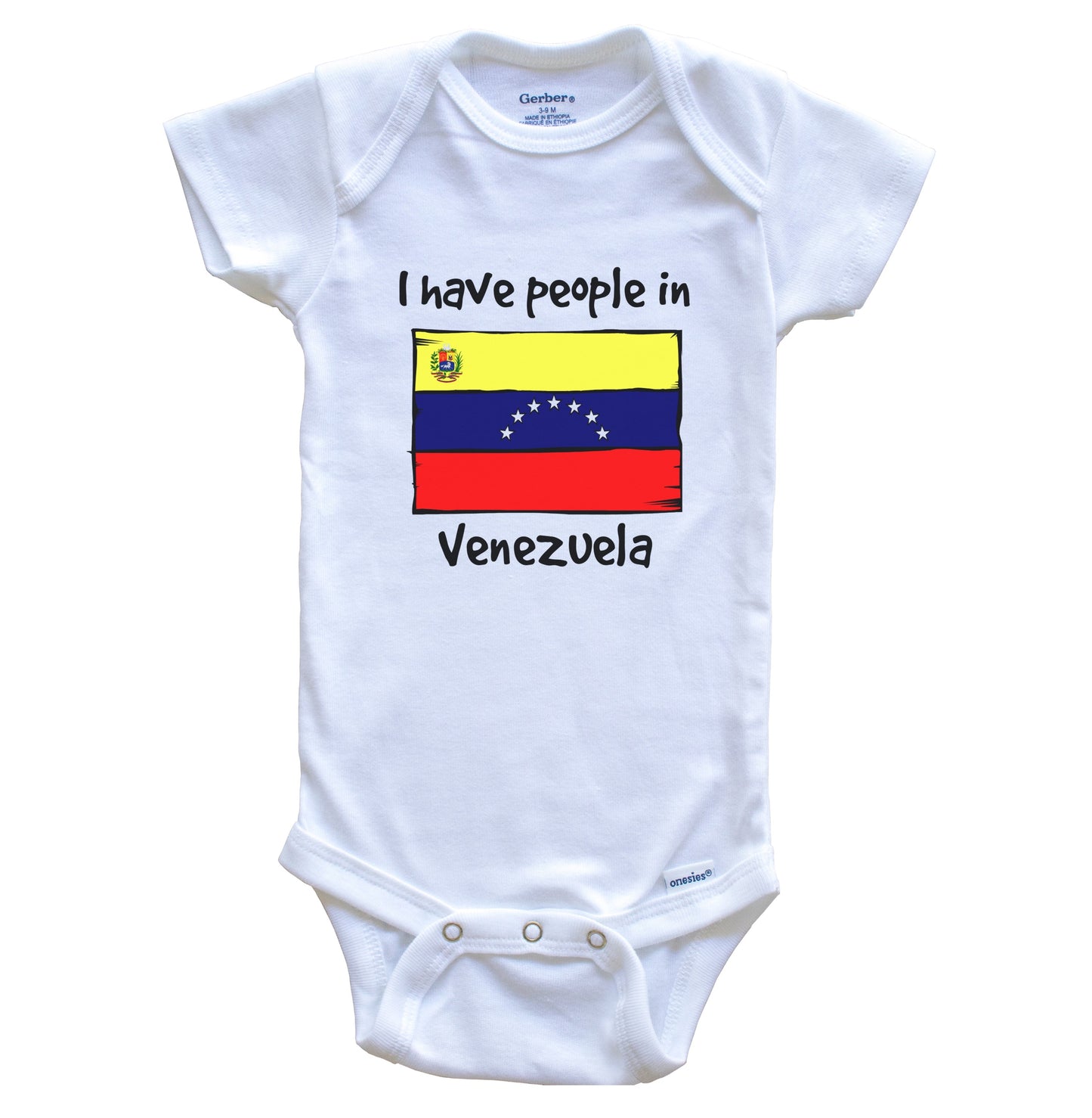 I Have People In Venezuela Venezuelan Flag Baby Bodysuit