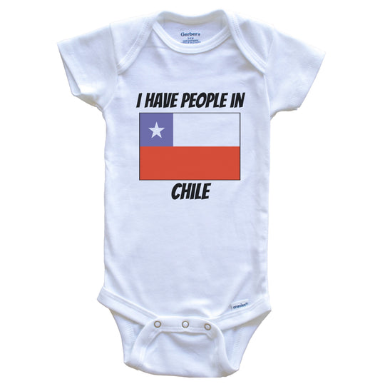 Chilean Flag I Have People In Chile Baby Bodysuit