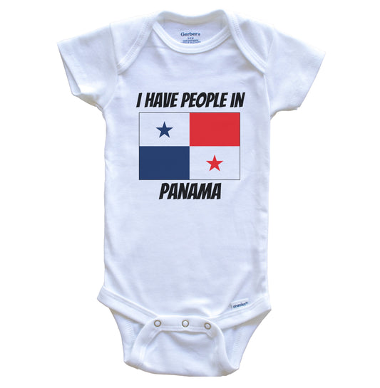 Panamanian Flag I Have People In Panama Baby Bodysuit