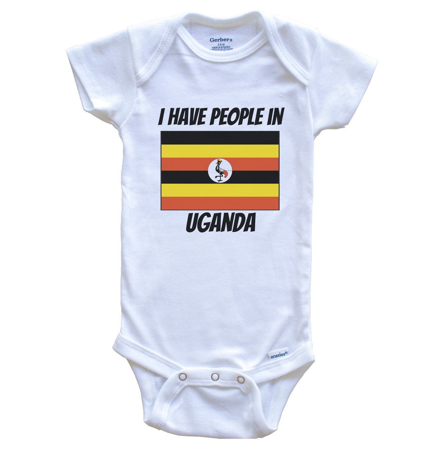 Ugandan Flag I Have People In Uganda Baby Bodysuit