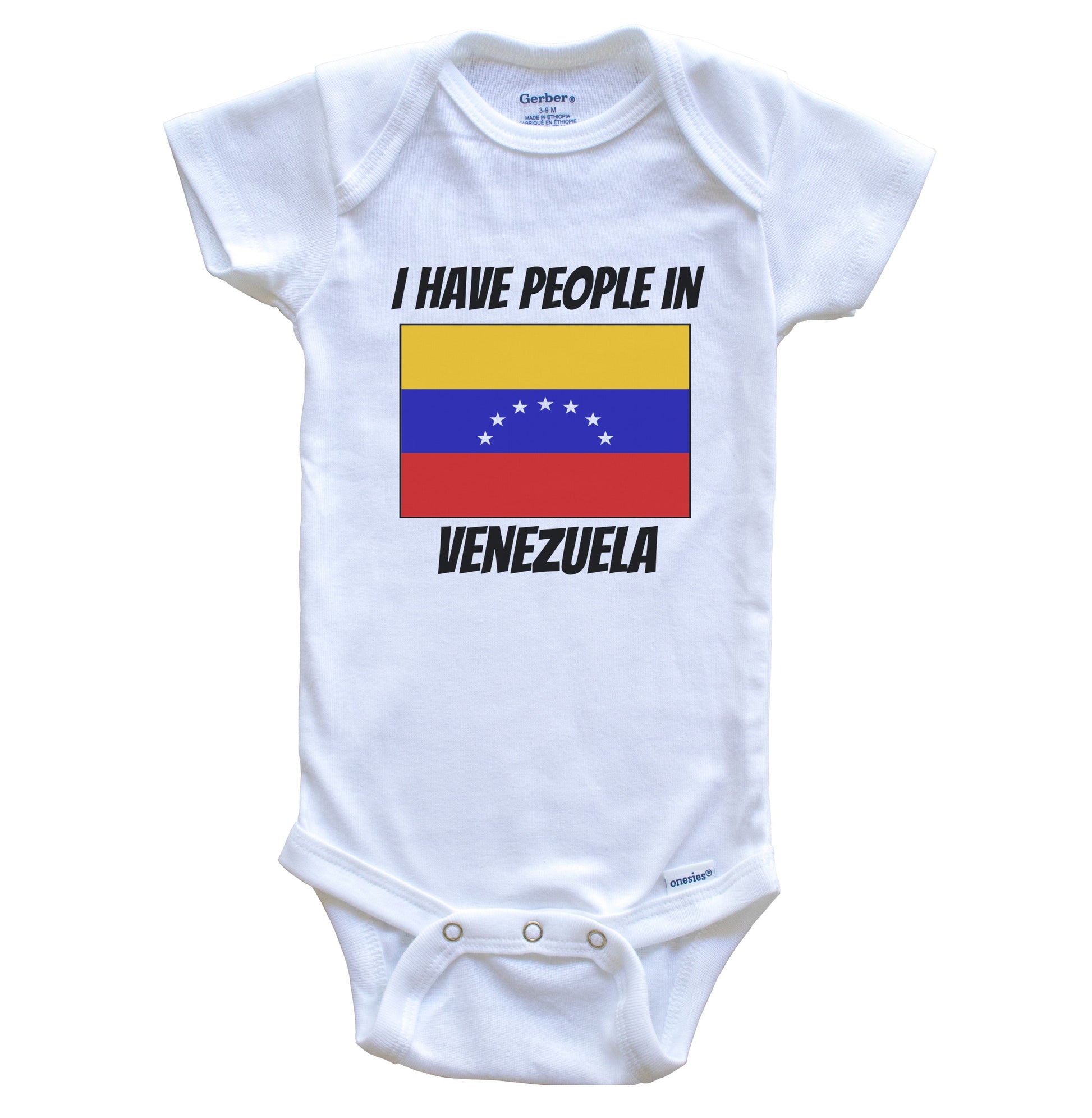 Venezuelan Flag I Have People In Venezuela Baby Bodysuit