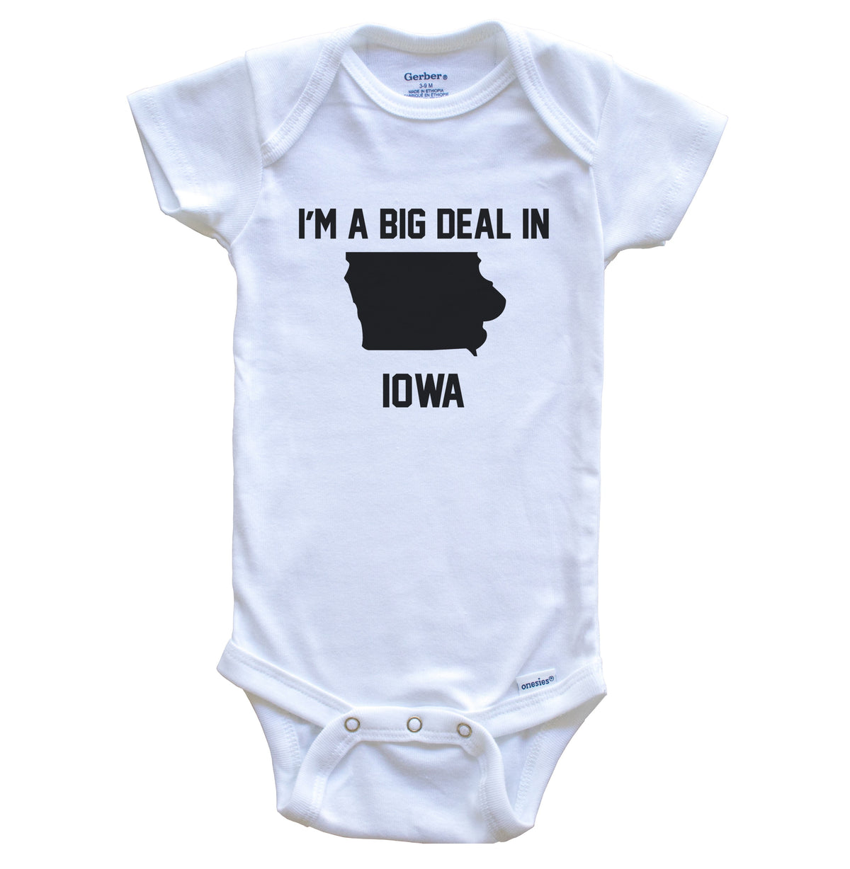 I'm A Big Deal In Iowa Baby Bodysuit