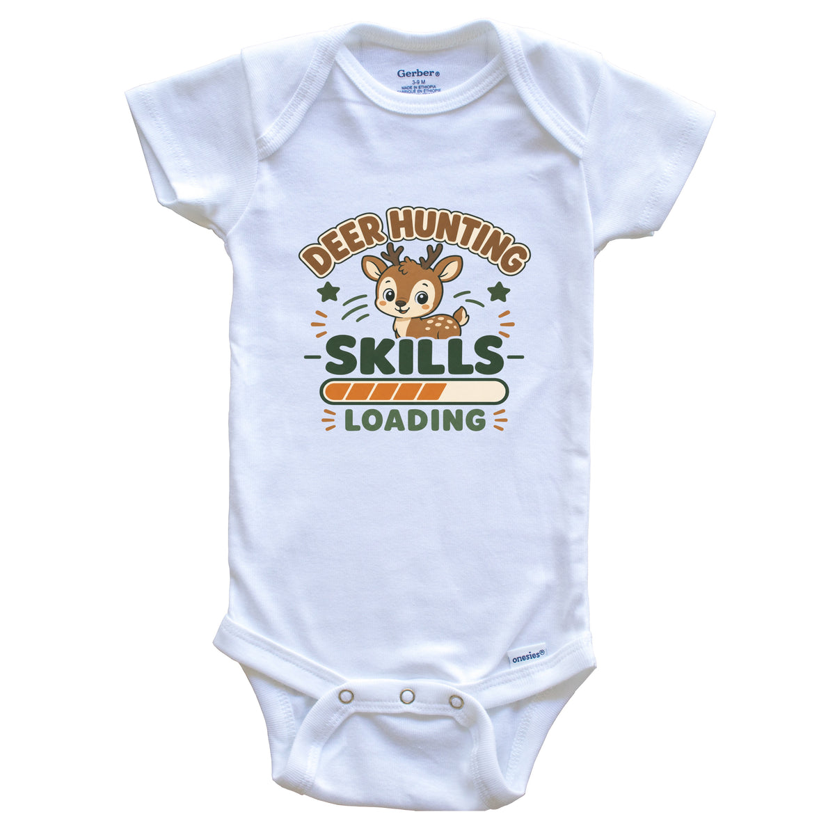 Deer Hunting Skills Loading Funny Hunting Humor Baby Bodysuit