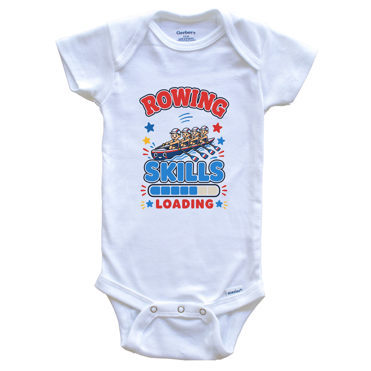 Rowing Skills Loading Funny Crew Humor Baby Bodysuit
