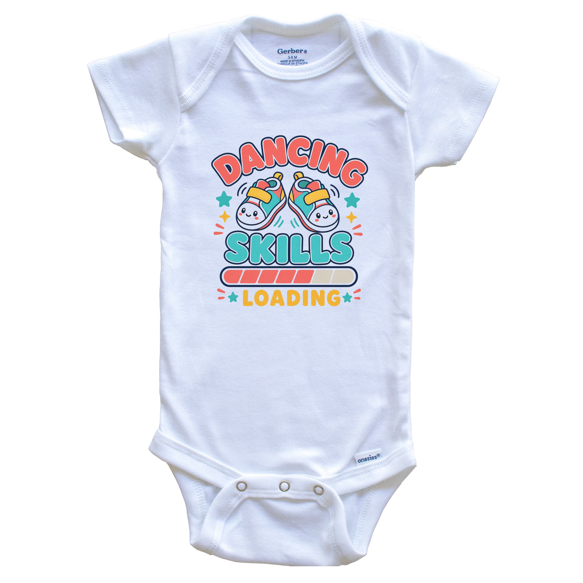 Dancing Skills Loading Funny Ballerina Humor Baby Bodysuit