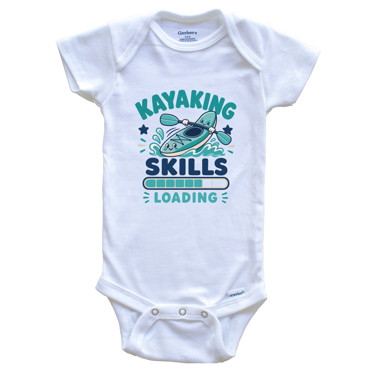 Kayaking Skills Loading Funny Kayak Baby Bodysuit