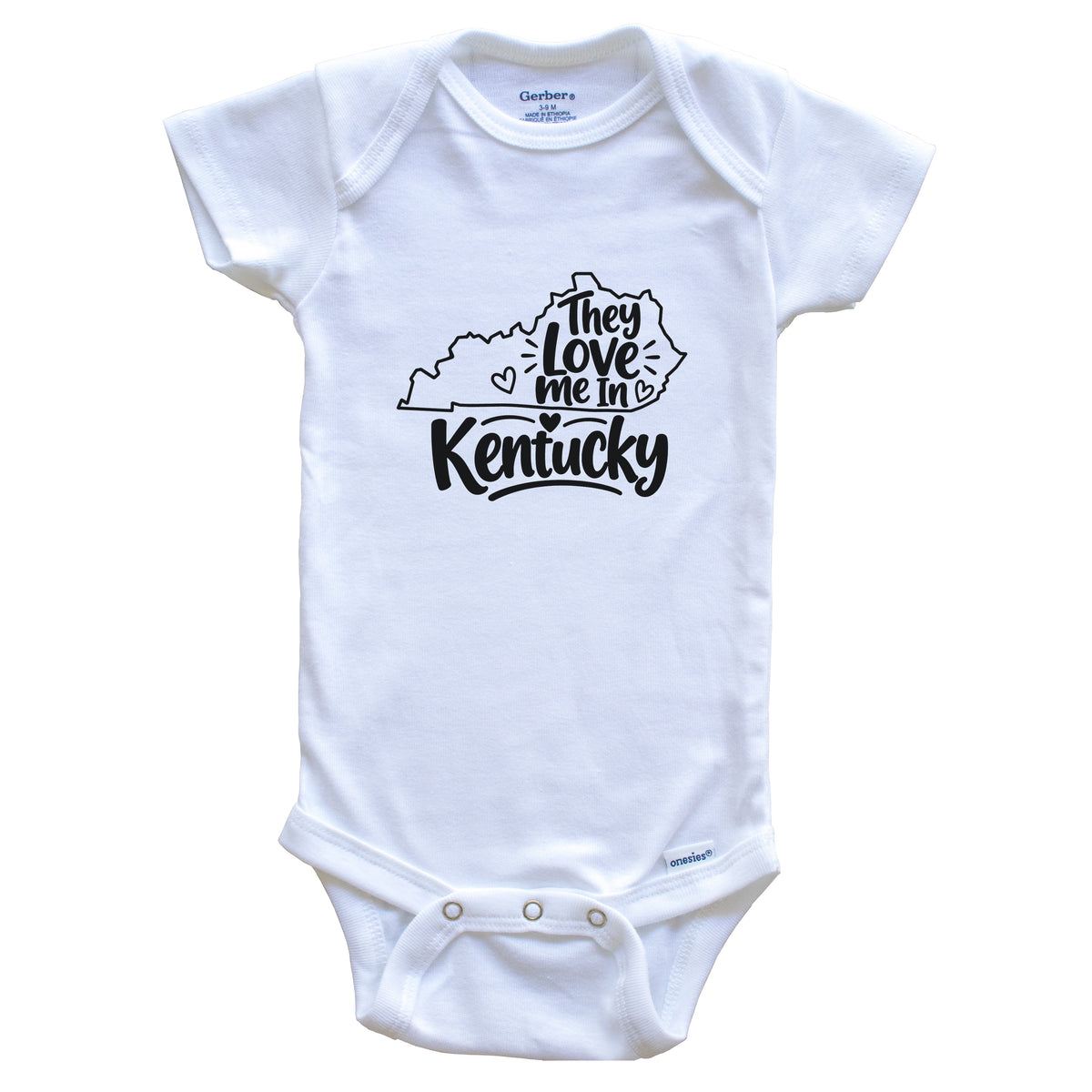 They Love Me In Kentucky Funny Baby Bodysuit