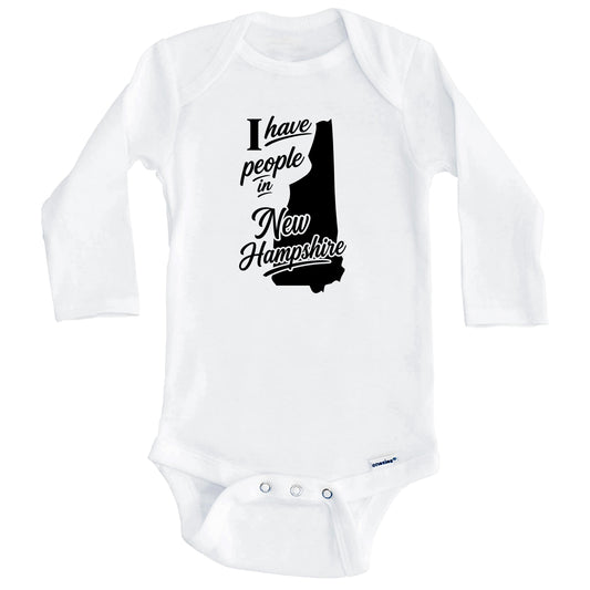 I Have People In New Hampshire Saying Baby Bodysuit (Long Sleeves)