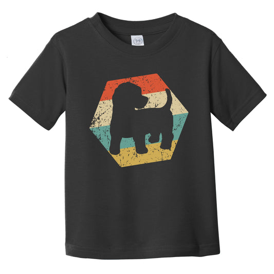 Cockapoo Dog Breed Retro Distressed Hexagon Infant Toddler T-Shirt