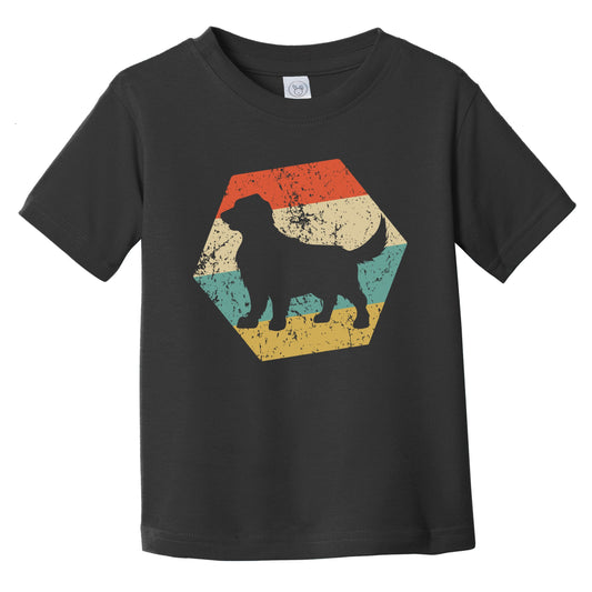 Golden Retriever Dog Breed Retro Distressed Hexagon Infant Toddler T-Shirt