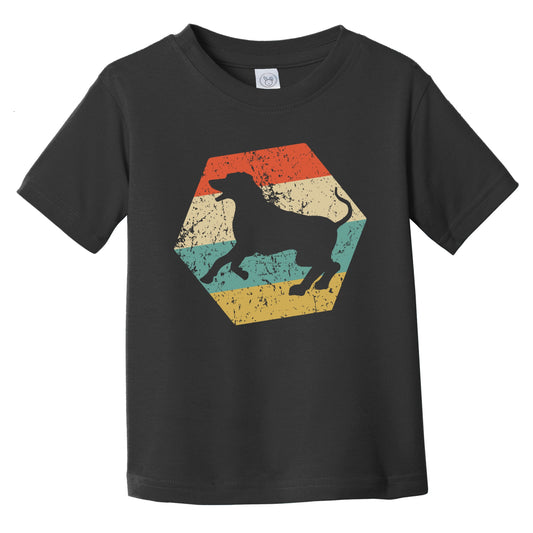 Rhodesian Ridgeback Dog Breed Retro Distressed Hexagon Infant Toddler T-Shirt