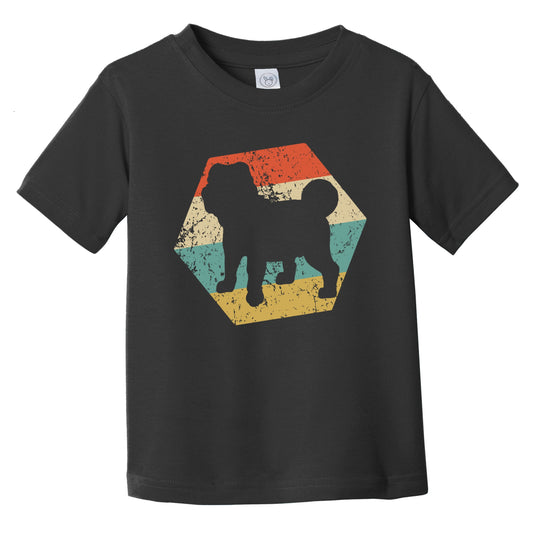 Shar Pei Dog Breed Retro Distressed Hexagon Infant Toddler T-Shirt