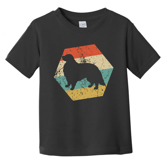 Great Pyrenees Dog Breed Retro Distressed Hexagon Infant Toddler T-Shirt