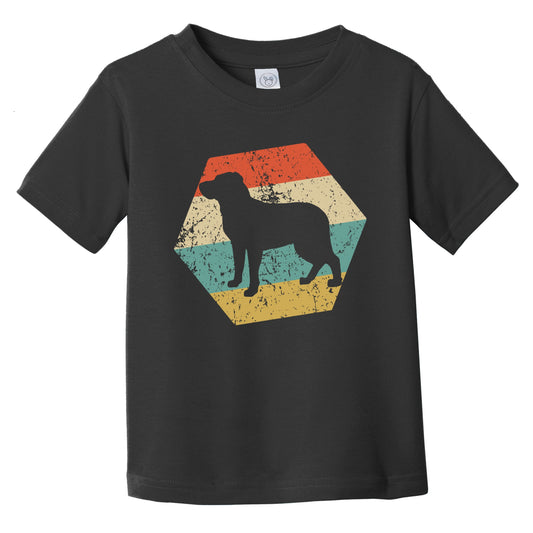 Greater Swiss Mountain Dog Breed Retro Distressed Hexagon Infant Toddler T-Shirt